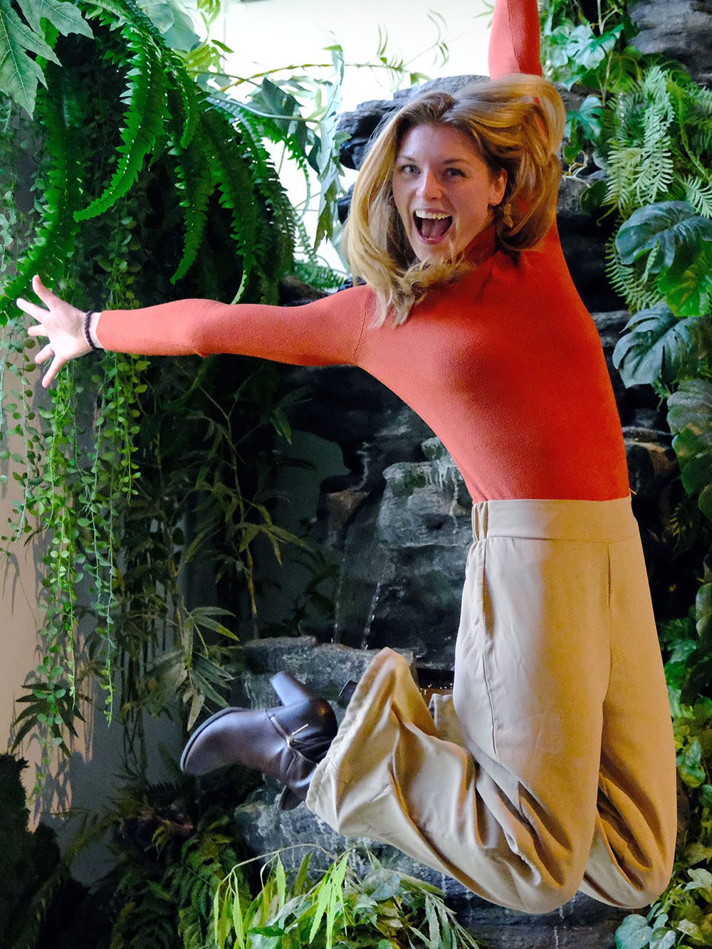 Marije springend